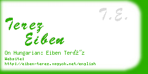 terez eiben business card